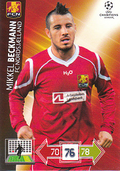 Mikkel Beckmann FC Nordsjaelland 2012/13 Panini Adrenalyn XL CL #181